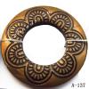 Antique Copper Acrylic Beads Donut 33mm in diameter 22mm in inner diameter Sold by bag