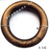 Antique Copper Acrylic Beads Donut 41mm in diameter 26mm in inner diameter Sold by bag