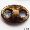 Antique Copper Acrylic Beads 17x25mm Hole:6mm Sold by bag