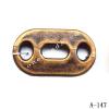 Antique Copper Acrylic Beads 24x42mm Hole:5mm Sold by bag