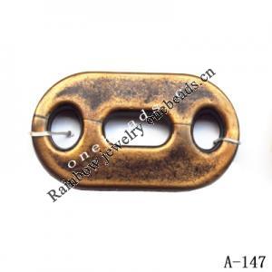 Antique Copper Acrylic Beads 24x42mm Hole:5mm Sold by bag