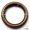 Antique Copper Acrylic Beads Donut 41mm in diameter 29mm in inner diameter Sold by bag