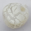  Crackle Acrylic Beads, Nugget 14x15mm Hole:2.5mm, Sold by bag