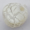  Crackle Acrylic Beads, Nugget 14x15mm Hole:2.5mm, Sold by bag