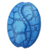  Crackle Acrylic Beads, Flat Oval 20x27mm Hole:3mm, Sold by bag