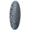  Crackle Acrylic Beads, Oval 12x32mm Hole:2mm, Sold by bag