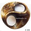 Antique Copper Acrylic Beads 15x12mm Hole:3mm Sold by bag