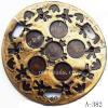 Antique Copper Acrylic Beads 47x47x3mm Hole:3mm Sold by bag