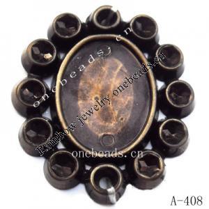 Antique Copper Acrylic Beads 28x31mm Hole:2mm Sold by bag