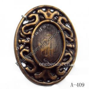 Antique Copper Acrylic Beads 29x35mm Hole:1.5mm Sold by bag