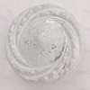 Imitate Gemstone Acrylic Beads, Flat Round 16x16x6mm Hole:1.5mm, Sold by Bag