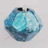 Imitate Gemstone Acrylic Beads, Faceted Bicone 10x13mm Hole:4mm, Sold by Bag