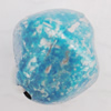 Imitate Gemstone Acrylic Beads, Nugget 15mm Hole:3mm, Sold by Bag