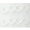 Gleamy Paint shell beads, Donut 35x3mm Hole:1mm, Sold by Group