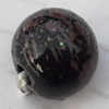  Spray-Painted Acrylic Beads, Round 10mm Hole:2mm, Sold by bag  