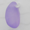 Matte Acrylic Beads, Flat Faceted Teardrop 6x9mm Hole:1mm, Sold by Bag