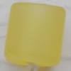 Matte Acrylic Beads, Cube 7mm Hole:3mm, Sold by Bag