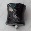 Spray-Painted Acrylic Beads, Pillow 10x9mm Hole:2.5mm, Sold by bag