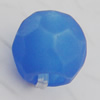 Matte Acrylic Beads, Faceted Drum 8x9mm Hole:4mm, Sold by Bag