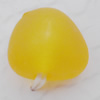 Matte Acrylic Beads, Teardrop 12x10mm Hole:2mm, Sold by Bag