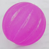 Matte Acrylic Beads, Edge Round 10mm Hole:2mm, Sold by Bag