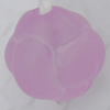 Matte Acrylic Beads, 10x11mm Hole:1mm, Sold by Bag