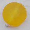 Matte Acrylic Beads, Faceted Flat Round 8x8x5mm Hole:0.3mm, Sold by Bag