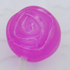 Matte Acrylic Beads, Round 10mm Hole:2mm, Sold by Bag