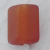 Matte Acrylic Beads, Rectangle 8x10mm Hole:2mm, Sold by Bag