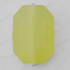 Matte Acrylic Beads, Faceted Flat Drum 11x16x5mm Hole:2mm, Sold by Bag