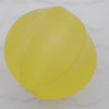 Matte Acrylic Beads, Edge Round 14mm Hole:2mm, Sold by Bag