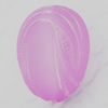 Matte Acrylic Beads, 13x16mm Hole:2mm, Sold by Bag