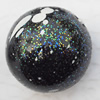  Spray-Painted Acrylic Beads, Round 20mm Hole:2mm, Sold by bag