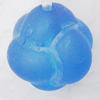 Matte Acrylic Beads, 17x16mm Hole:2mm, Sold by Bag