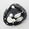  Spray-Painted Acrylic Beads, Nugget 25x22mm Hole:2.5mm, Sold by bag