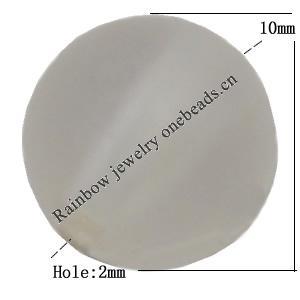 Matte Acrylic Beads, Round 10mm Hole:2mm, Sold by Bag