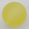 Matte Acrylic Beads, Round 12mm Hole:3mm, Sold by Bag