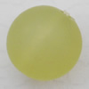 Matte Acrylic Beads, Round 16mm Hole:3mm, Sold by Bag