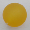 Matte Acrylic Beads, Round 18mm Hole:3mm, Sold by Bag