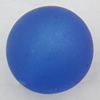 Matte Acrylic Beads, Round 22mm Hole:3mm, Sold by Bag