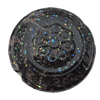  Spray-Painted Acrylic Beads, Flat Round 18x10mm Hole:2.5mm, Sold by bag