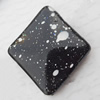  Spray-Painted Acrylic Beads, Twist Diamond 25x27mm Hole:2mm, Sold by bag