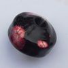  Spray-Painted Acrylic Beads, Flat Round 12x9mm Hole:3mm, Sold by bag