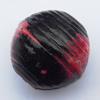  Spray-Painted Acrylic Beads, Round 16mm Hole:4.5mm, Sold by bag