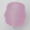 Matte Acrylic Beads, Column 14x14mm Hole:4mm, Sold by Bag