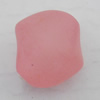 Matte Acrylic Beads, 15x15mm Hole:3mm, Sold by Bag