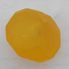Matte Acrylic Beads, Faceted Falt Round 17x17x13mm Hole:2mm, Sold by Bag