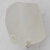 Matte Acrylic Beads, Polyhedron 15x13mm Hole:3mm, Sold by Bag