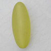 Matte Acrylic Beads, Oval 12x30mm Hole:2mm, Sold by Bag