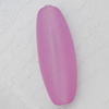 Matte Acrylic Beads, Edge Tube 11x28mm Hole:2mm, Sold by Bag